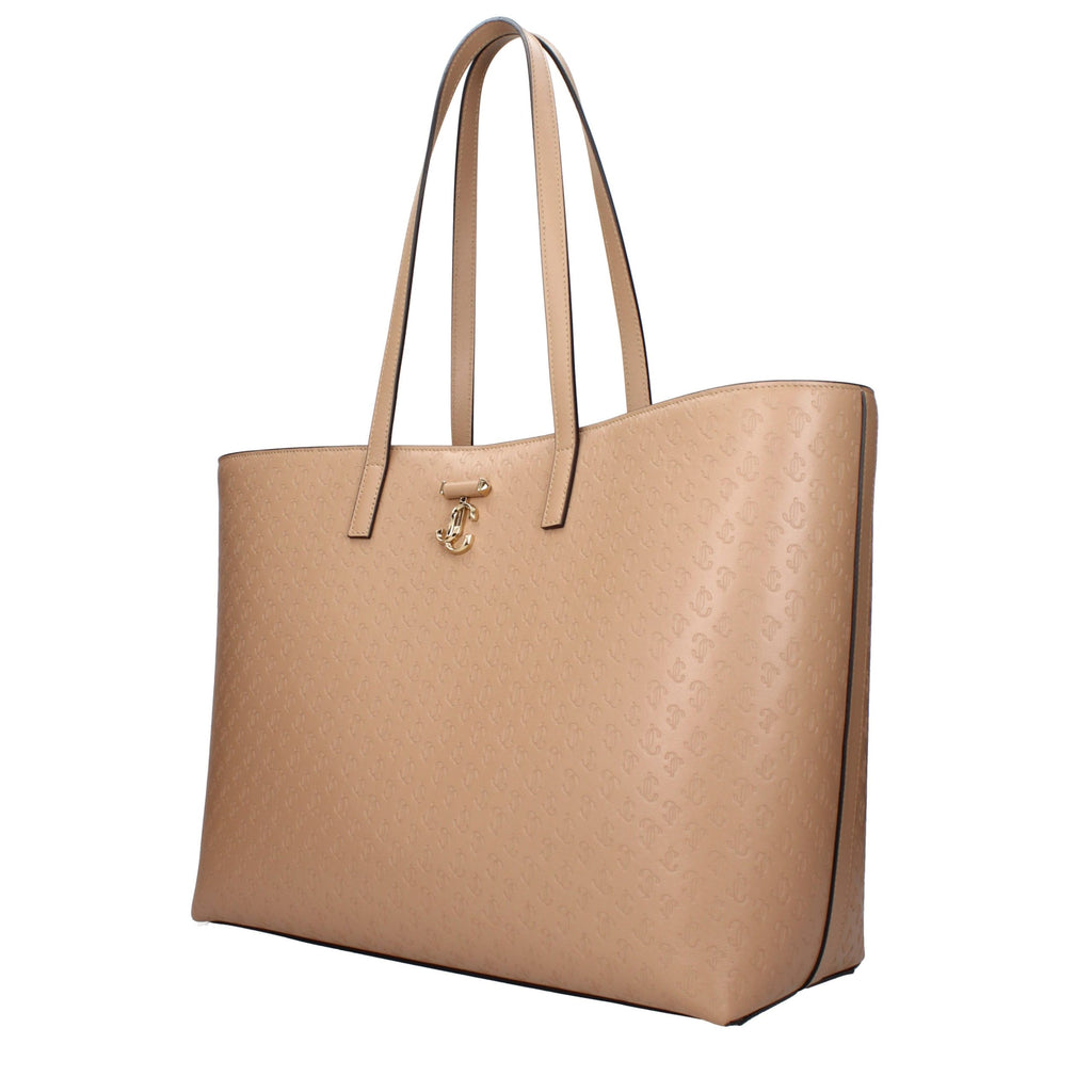 Jimmy Choo Braune Leder Schultertasche