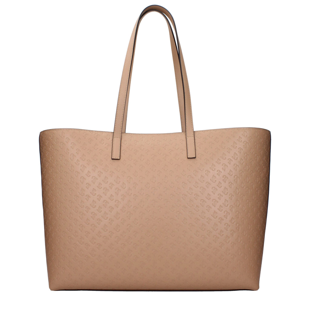 Jimmy Choo Braune Leder Schultertasche