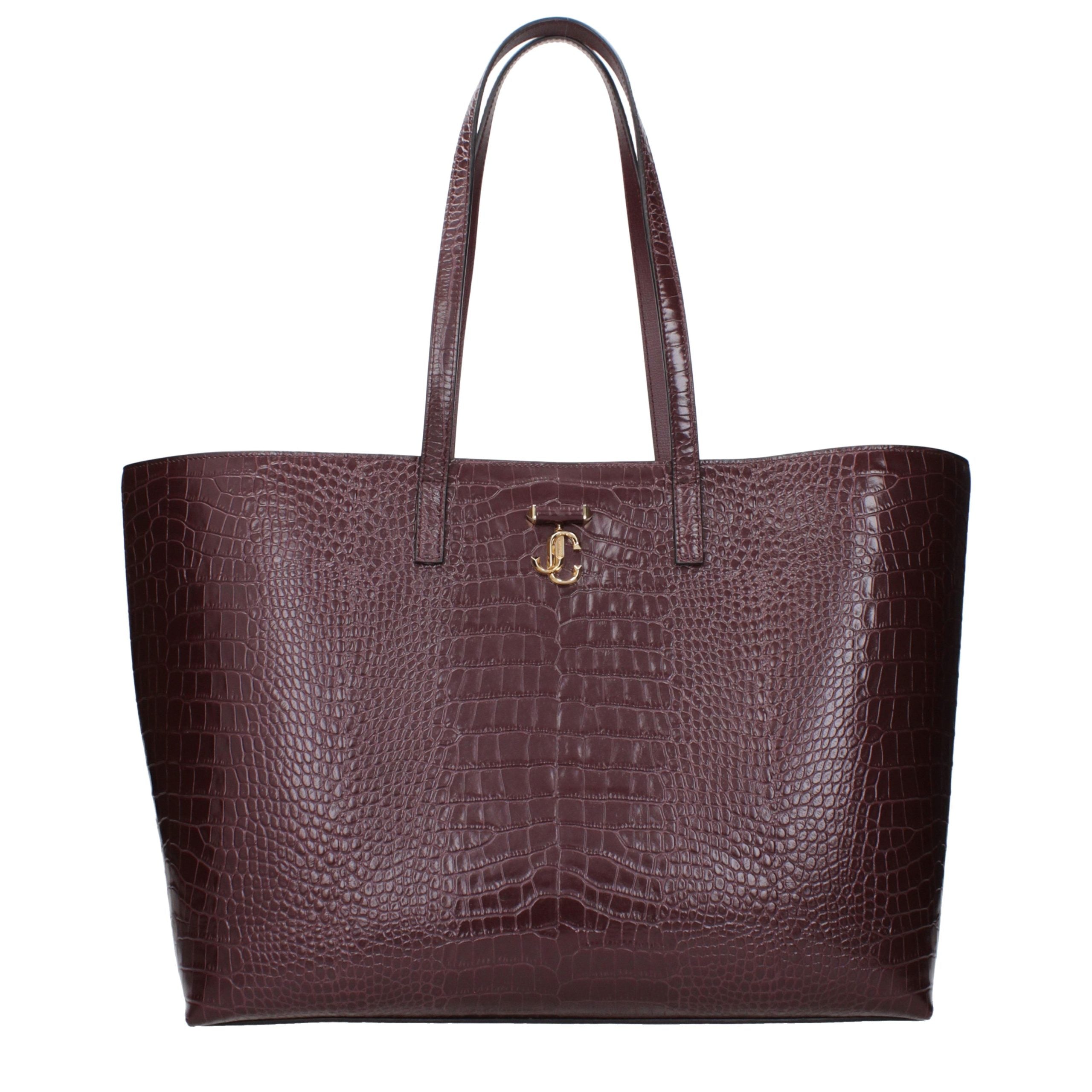Jimmy Choo Rote Leder Schultertasche