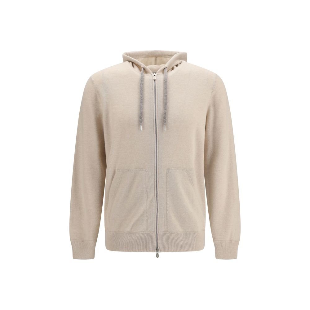 Brunello Cucinelli Beige Kaschmir-Sweatshirt