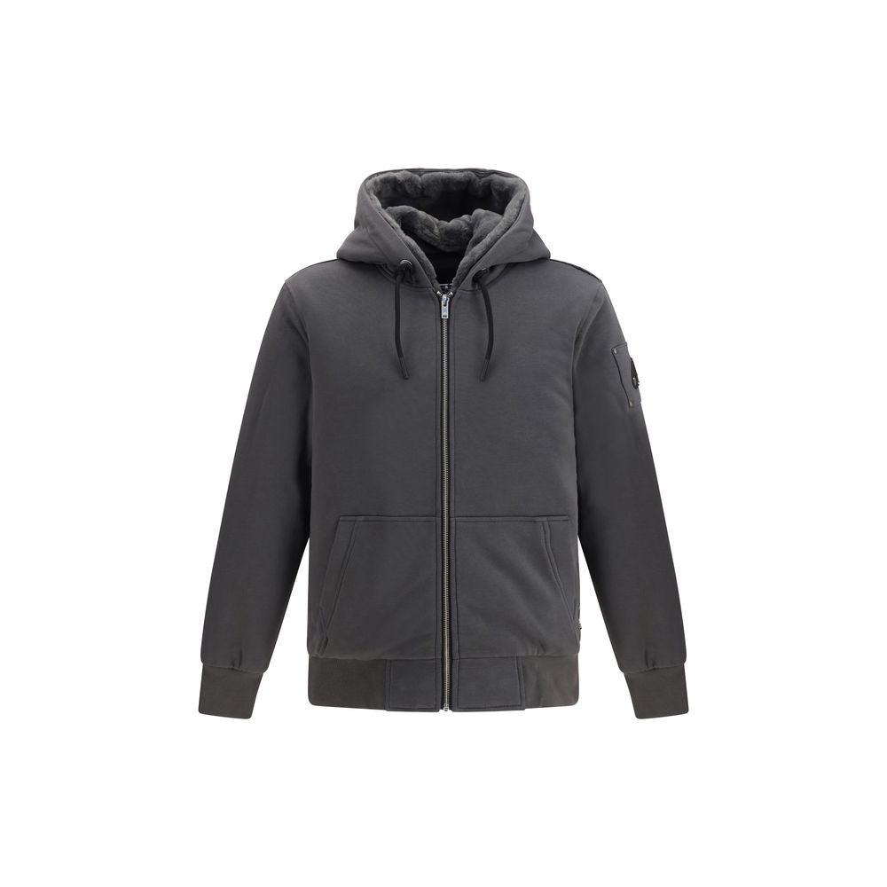 Moose Knuckles Graues Polyester-Sweatshirt