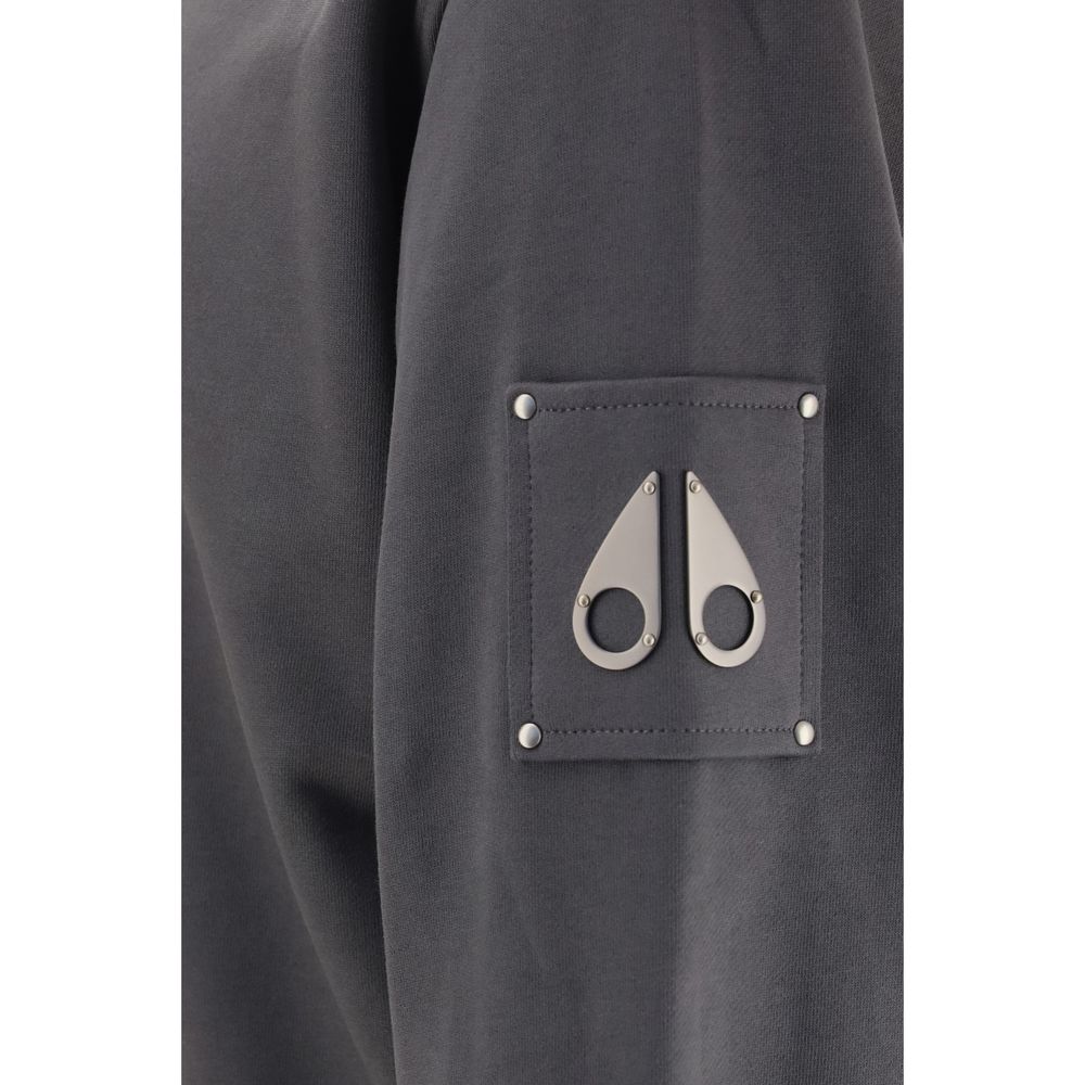 Moose Knuckles Grauer Baumwollpullover