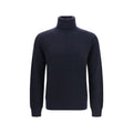 Brioni Blauer Kaschmir-Rollkragenpullover