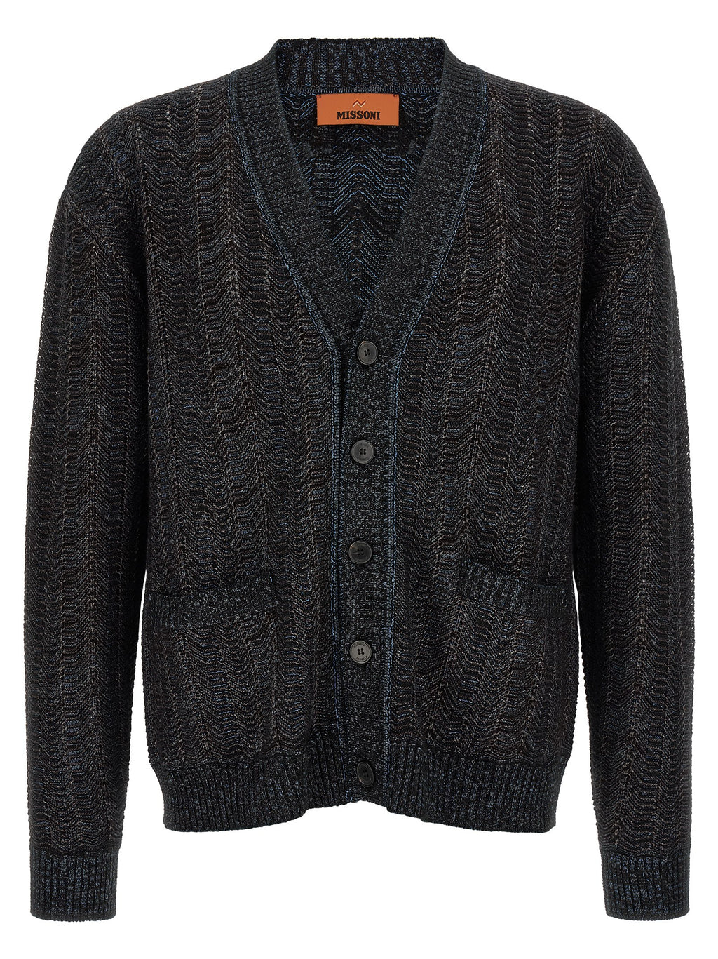 Missoni Blauer Cardigan aus Viskose