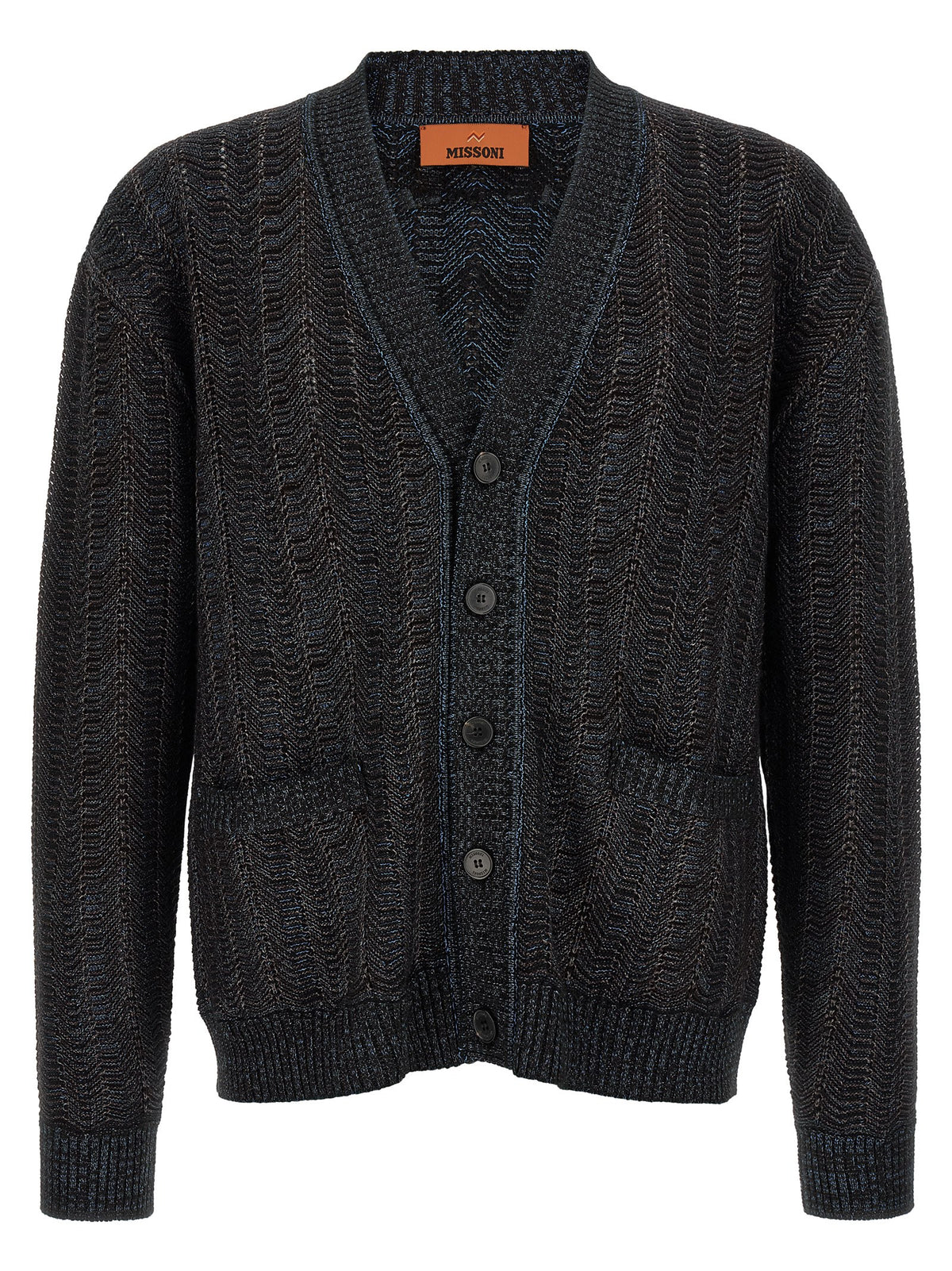 Missoni Blauer Cardigan aus Viskose