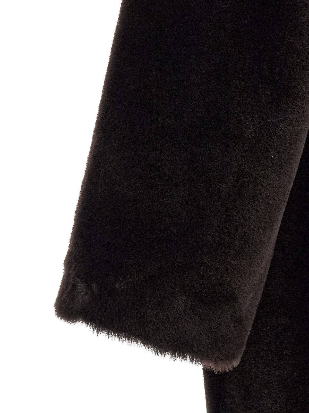 BLANCHA Brauner Lammfellmantel