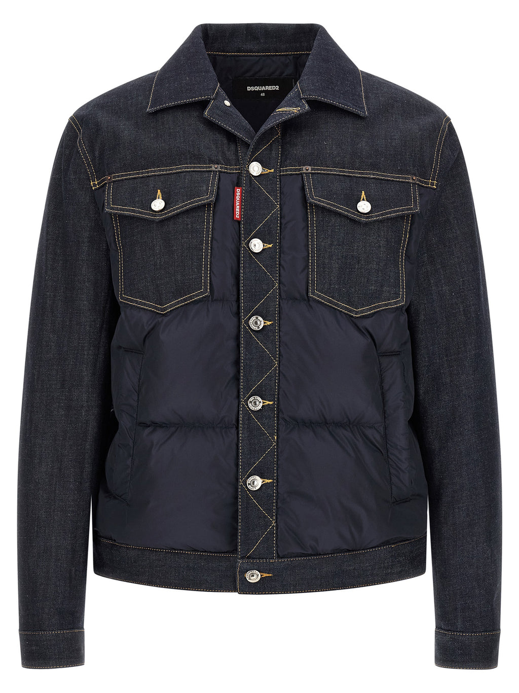 Dsquared² Blaue Jeansjacke aus Baumwolle
