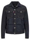 Dsquared² Blaue Jeansjacke aus Baumwolle