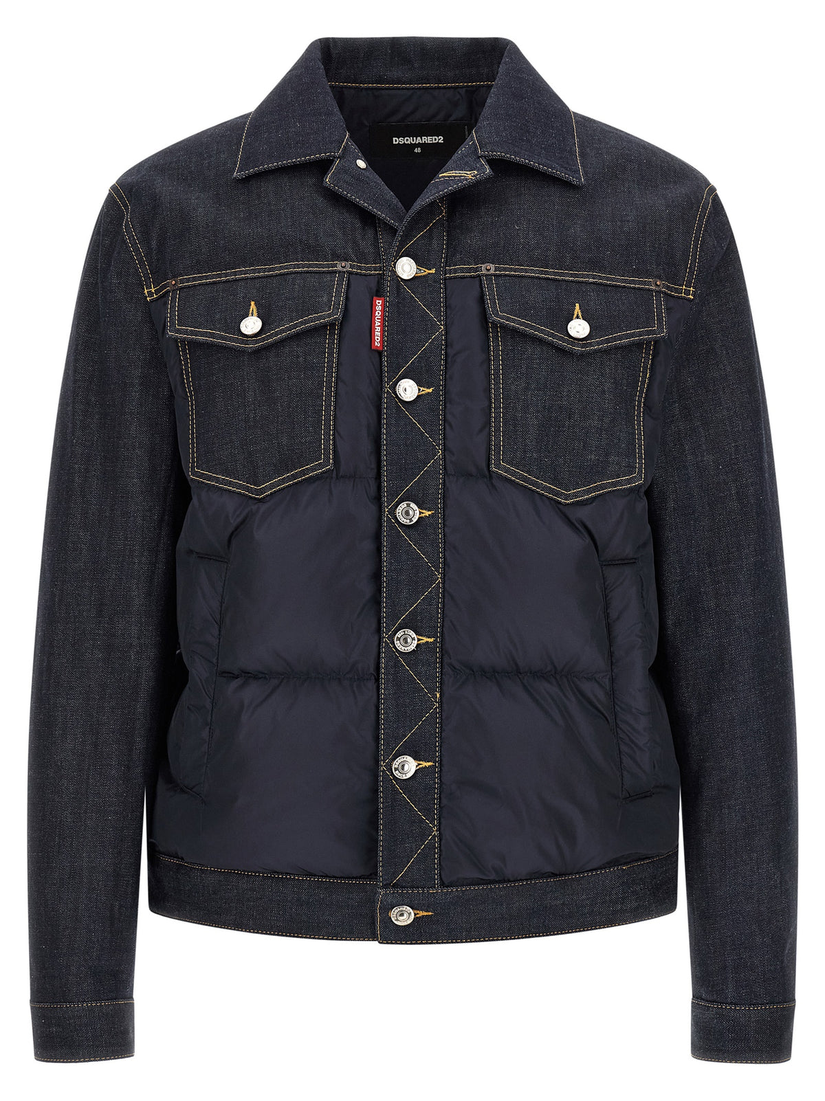 Dsquared² Blaue Jeansjacke aus Baumwolle