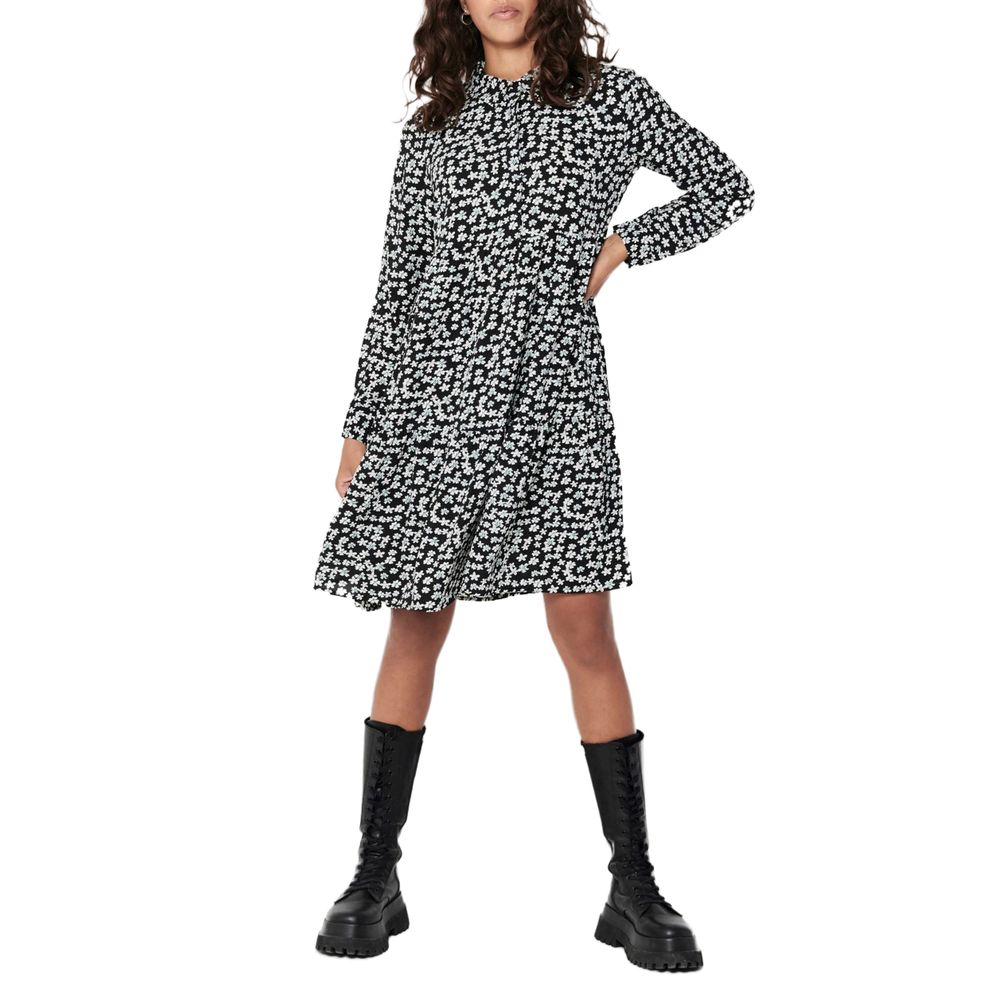 Jacqueline De Yong Weißes Midikleid aus Polyester