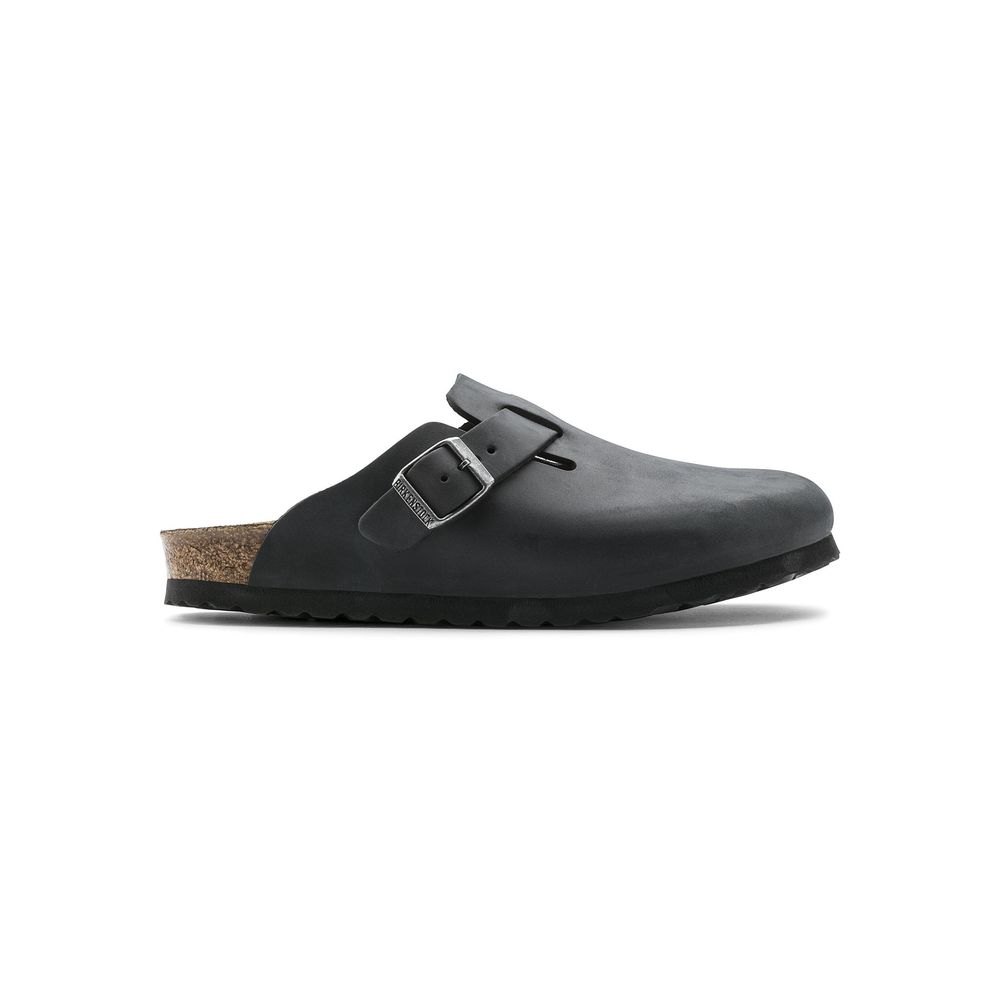 Birkenstock Schwarze Mules aus Synthetik