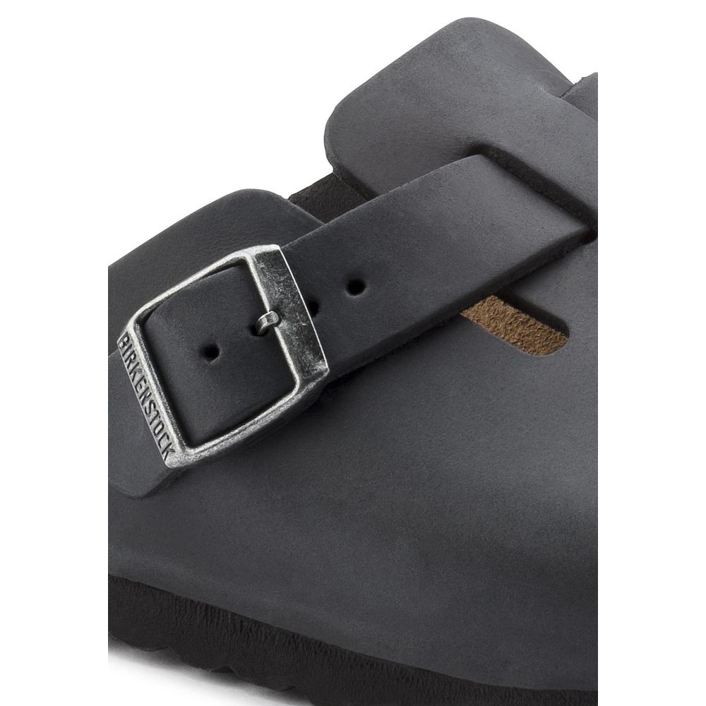 Birkenstock Schwarze Mules aus Synthetik