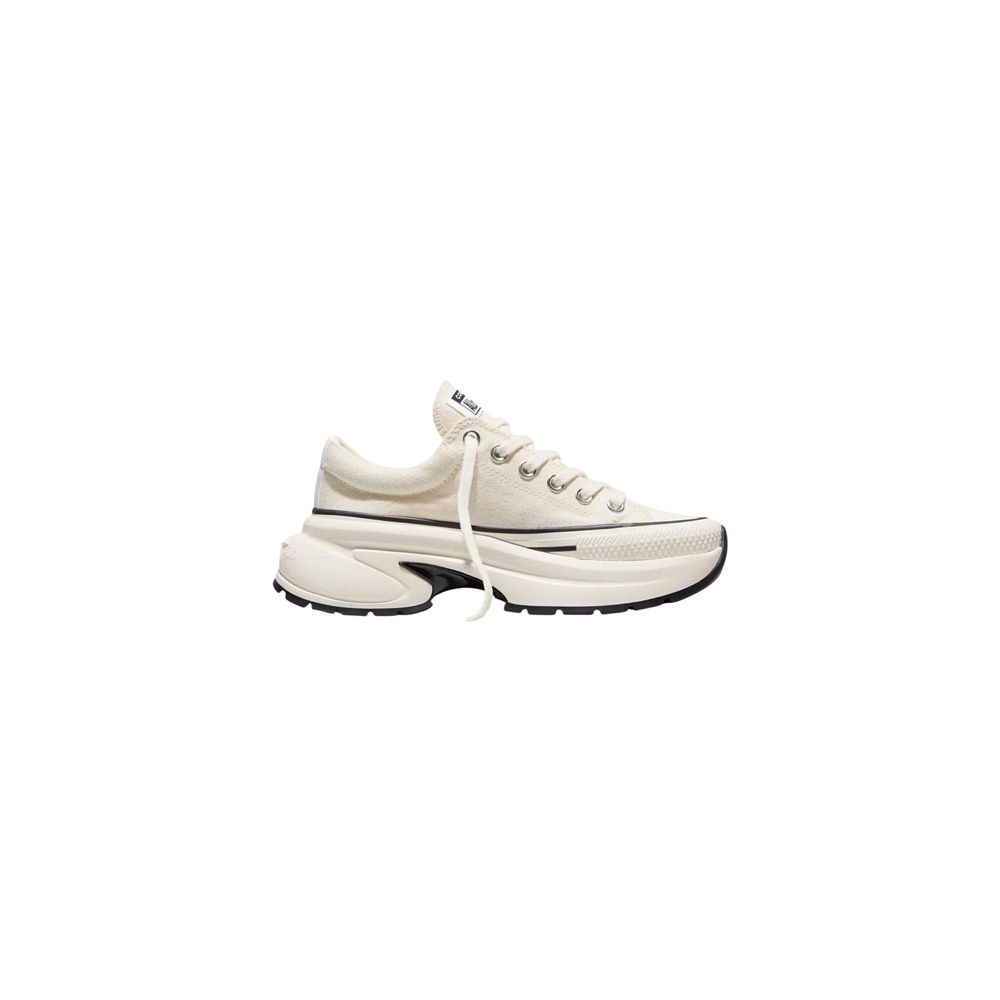 Converse Schwarze und weiße Textil-Sneaker mit klobiger Sohle