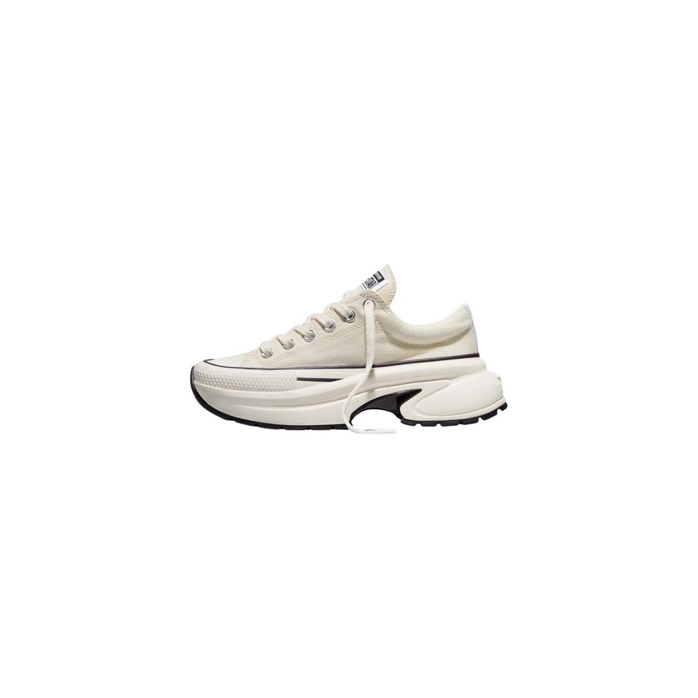 Converse Schwarze und weiße Textil-Sneaker mit klobiger Sohle