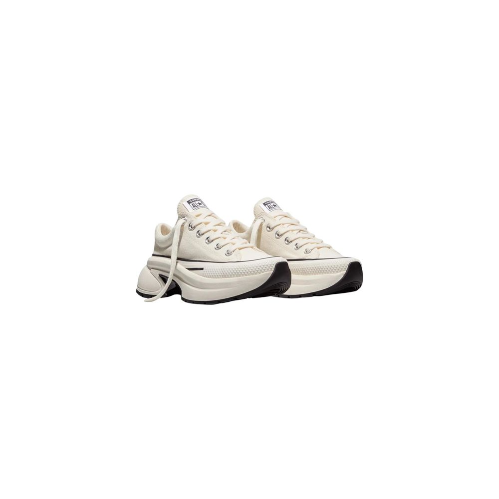 Converse Schwarze und weiße Textil-Sneaker mit klobiger Sohle