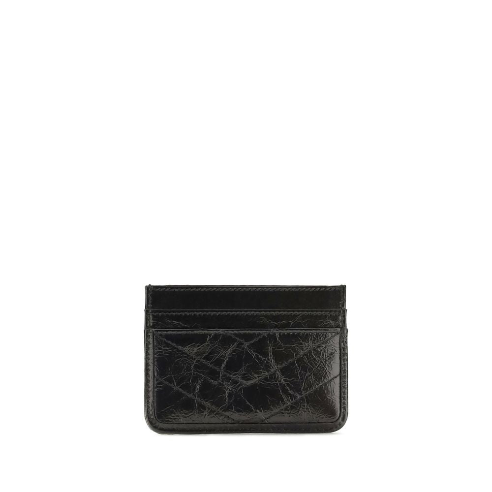 Saint Laurent Schwarze Bos Taurus Kalbsleder Schultertasche