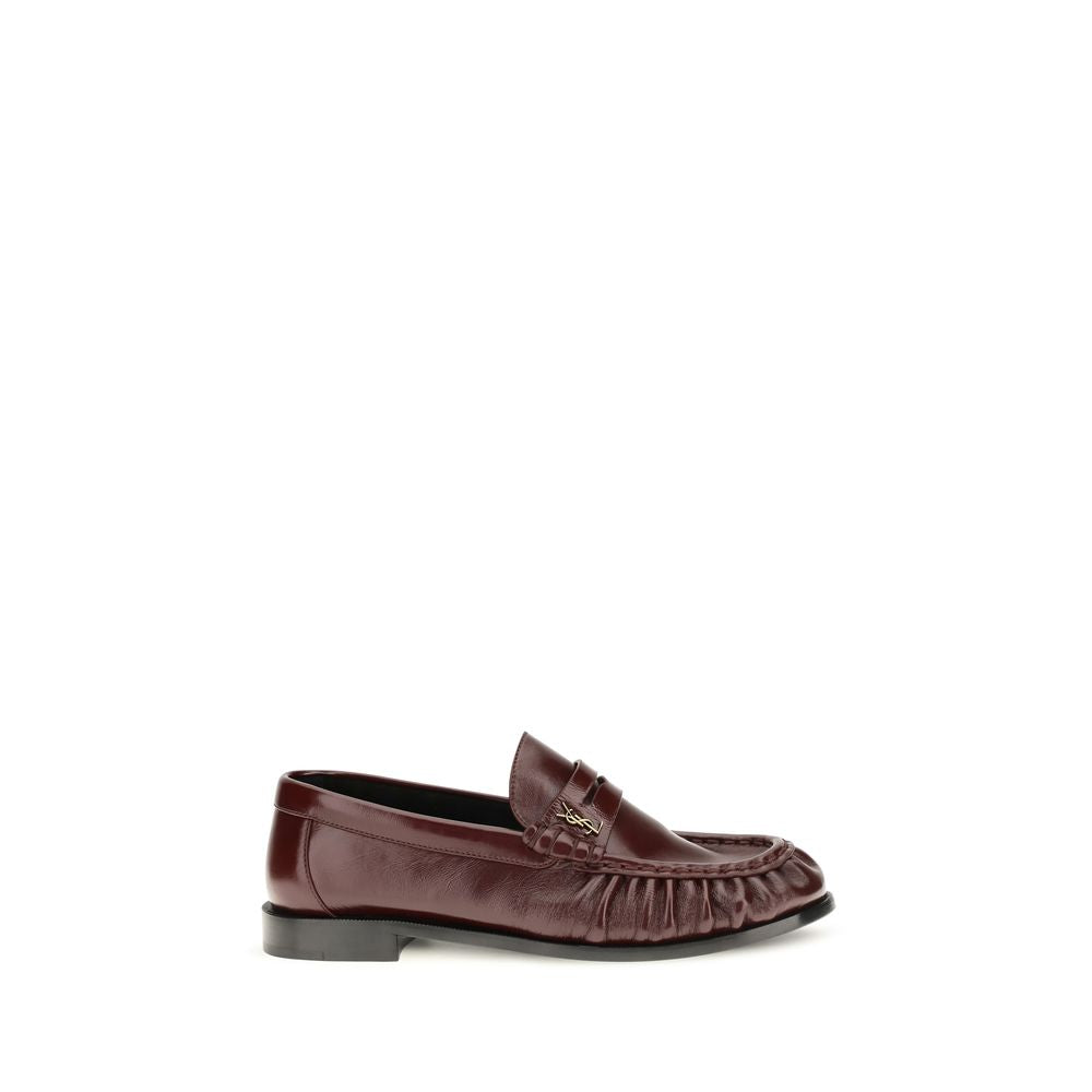 Saint Laurent Bordeaux Lamm Ovis Aries Aries Slipper-Loafer