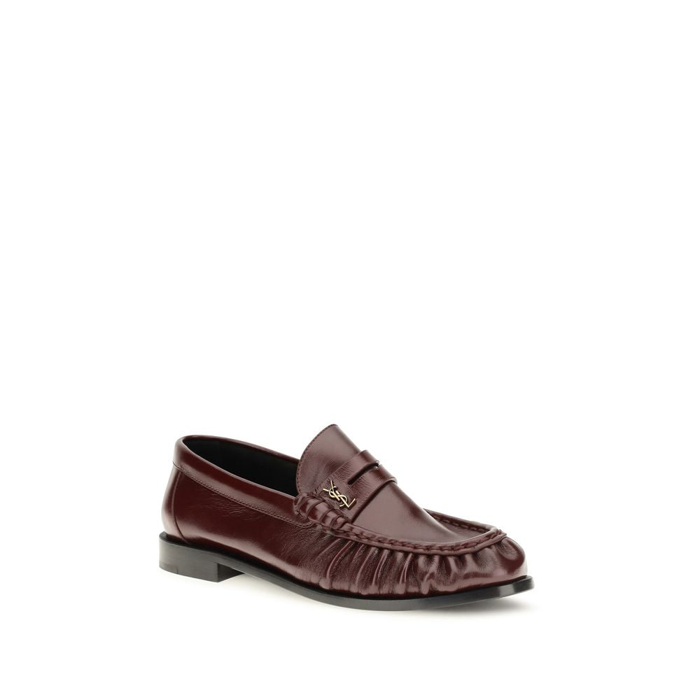 Saint Laurent Bordeaux Lamm Ovis Aries Aries Slipper-Loafer