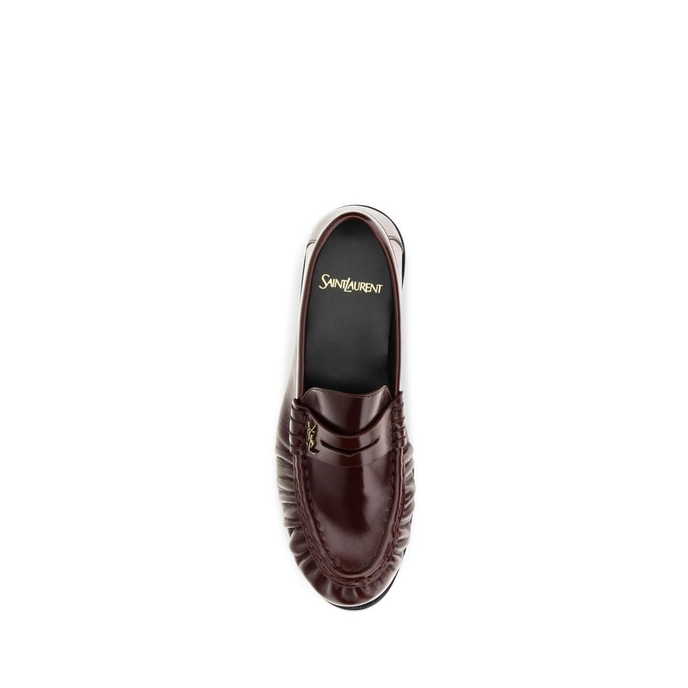 Saint Laurent Bordeaux Lamm Ovis Aries Aries Slipper-Loafer