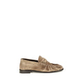 Saint Laurent Beige Kalbsleder Bos Taurus Slipper-Loafer