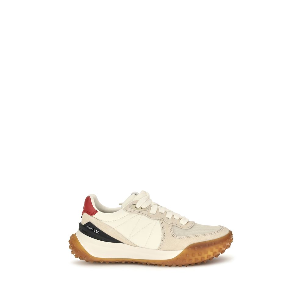Moncler Beige Polyamid-Sneakers für sportliche Aktivitäten