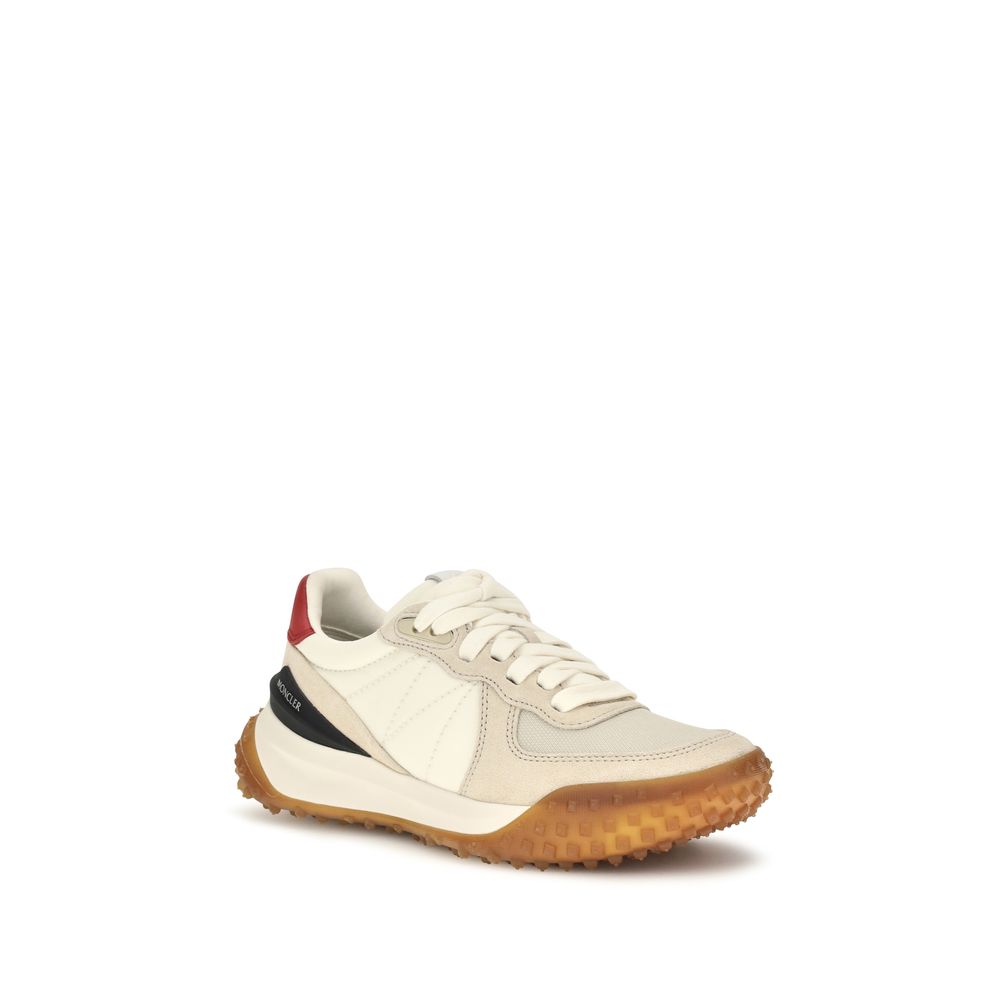 Moncler Beige Polyamid-Sneakers für sportliche Aktivitäten