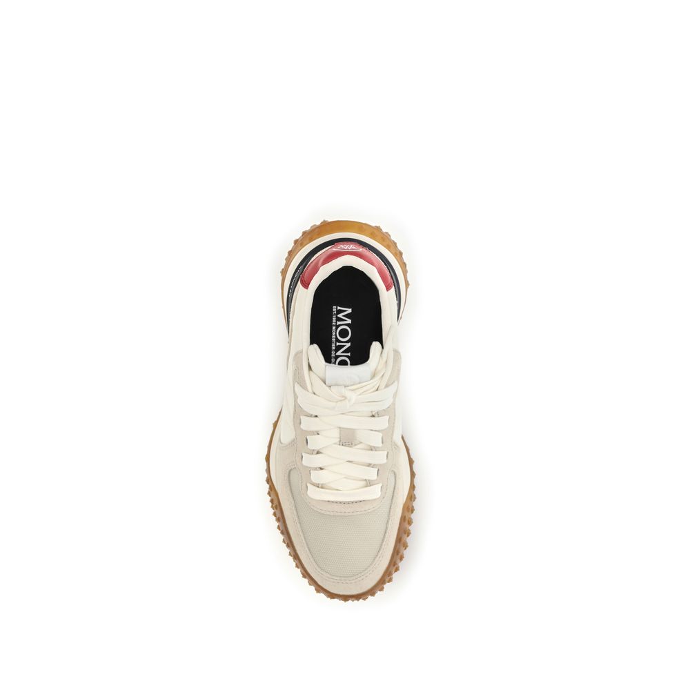 Moncler Beige Polyamid-Sneakers für sportliche Aktivitäten