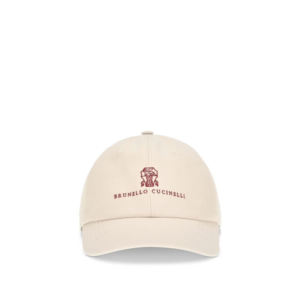 Brunello Cucinelli Beige Baumwollkappe (Baseball Cap)