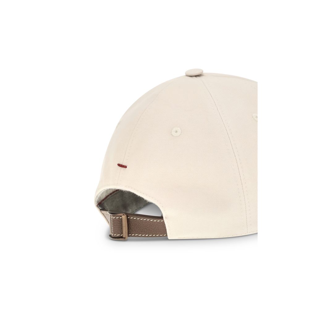 Brunello Cucinelli Beige Baumwollkappe (Baseball Cap)
