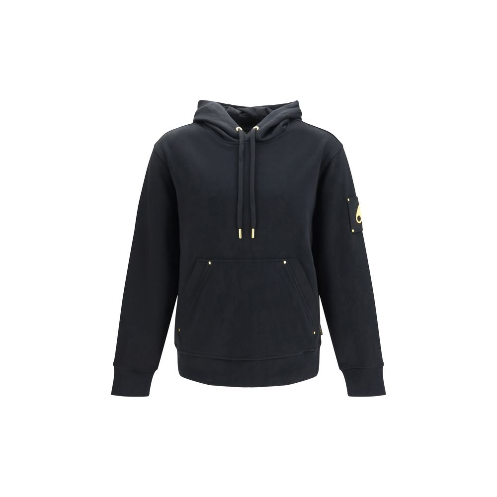 Moose Knuckles Schwarzer Baumwoll-Sweatshirt