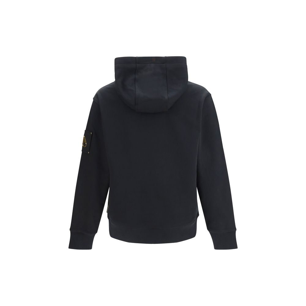 Moose Knuckles Schwarzer Baumwoll-Sweatshirt