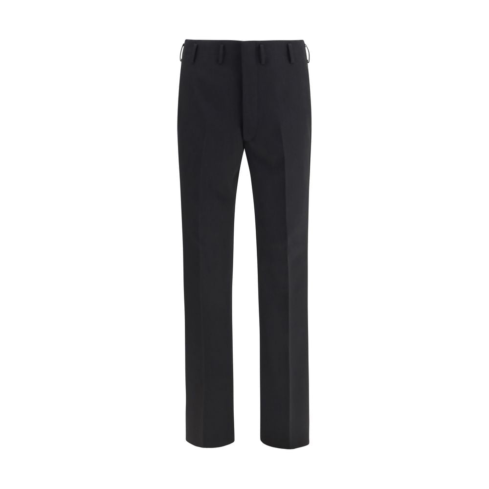 Prada Schwarze Wollhose Oves Aries
