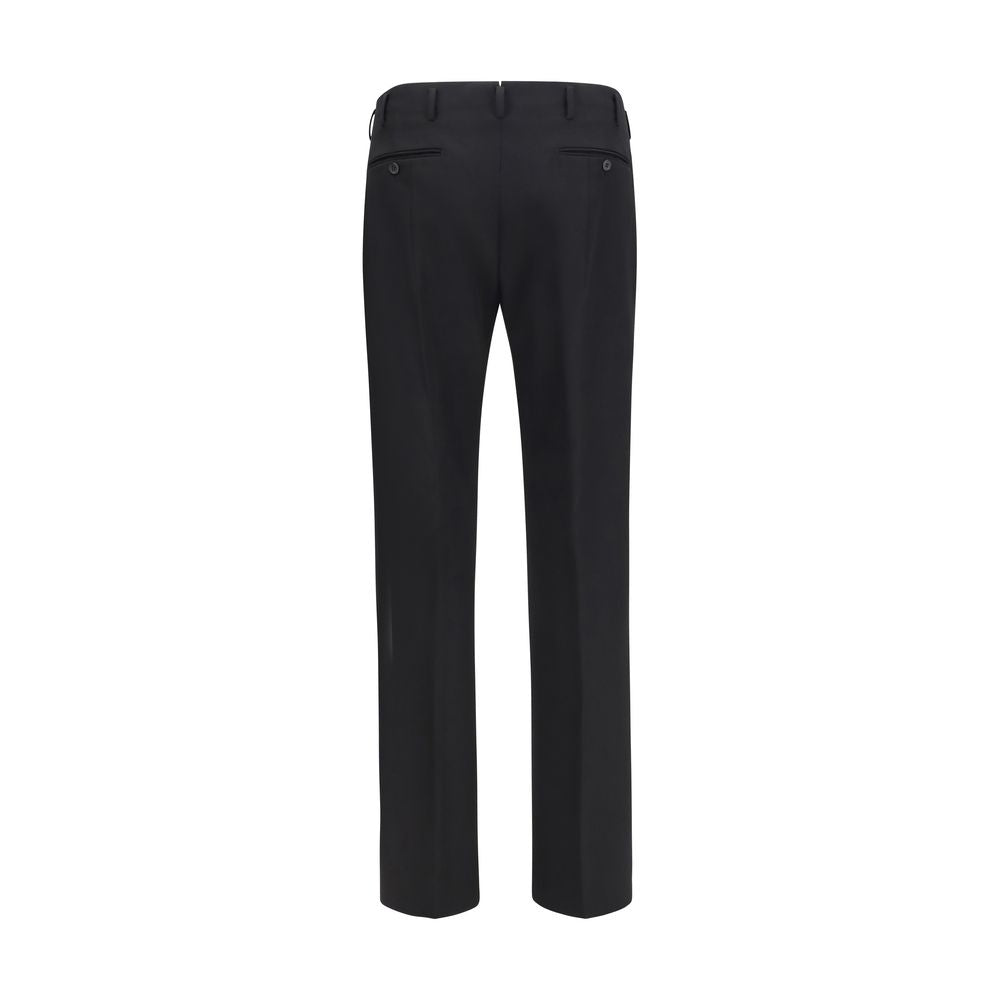 Prada Schwarze Wollhose Oves Aries