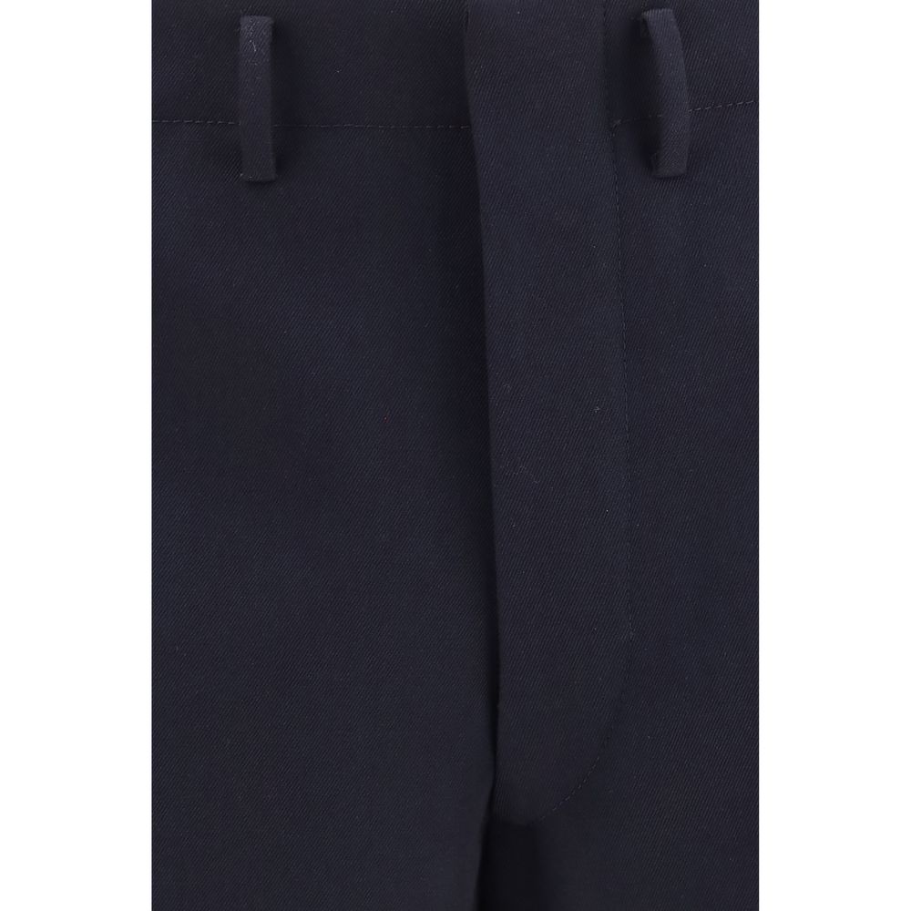Prada Blaue Hose aus Wolle Oves Aries