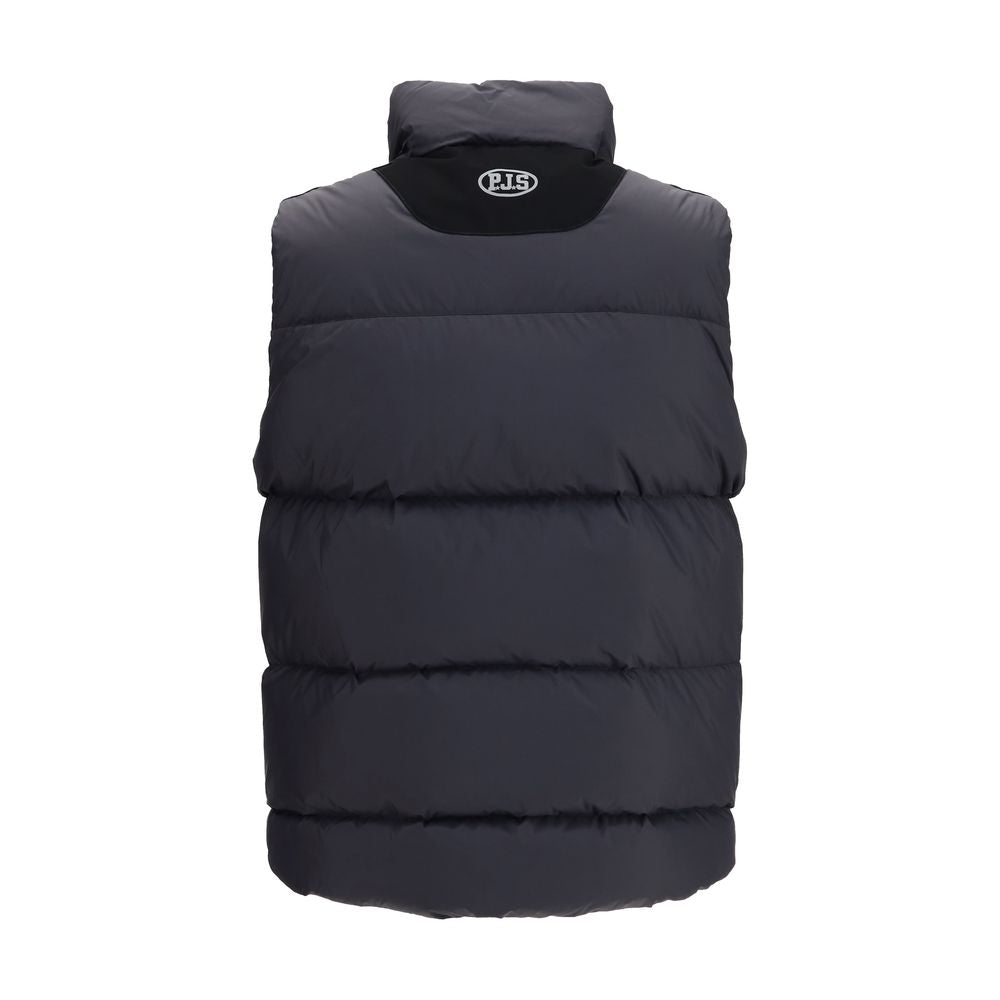 Parajumpers Schwarze ärmellose Jacke aus Polyamid