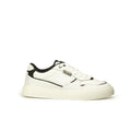 Colmar Schwarze und Weiße Leder-Sneaker Low-Top