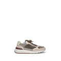 Brunello Cucinelli Graue Kalbsleder Bos Taurus Chunky Sneaker
