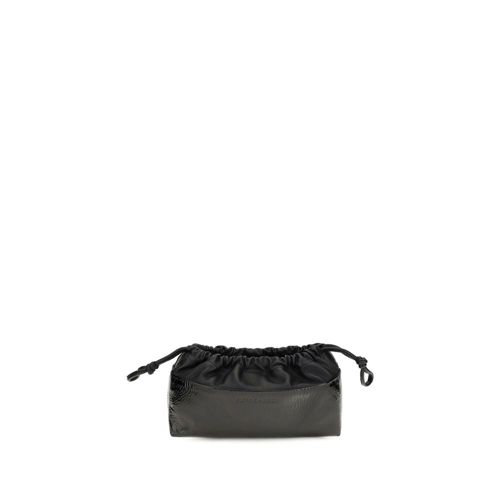 Pierre Hardy Schwarze Bos Taurus Kalbsleder Schultertasche