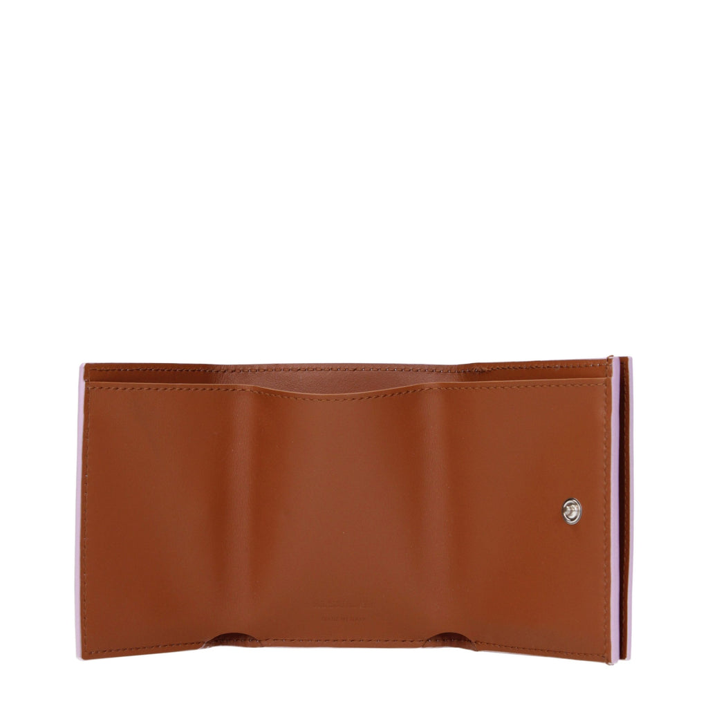 Jil Sander Pinkes Leder Portemonnaie