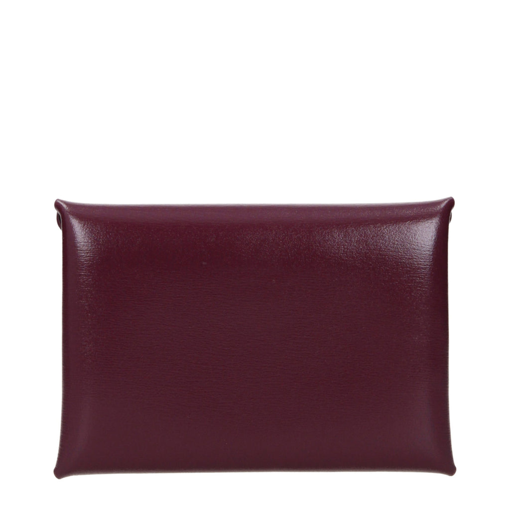 Jil Sander Rote Leder-Geldbörse