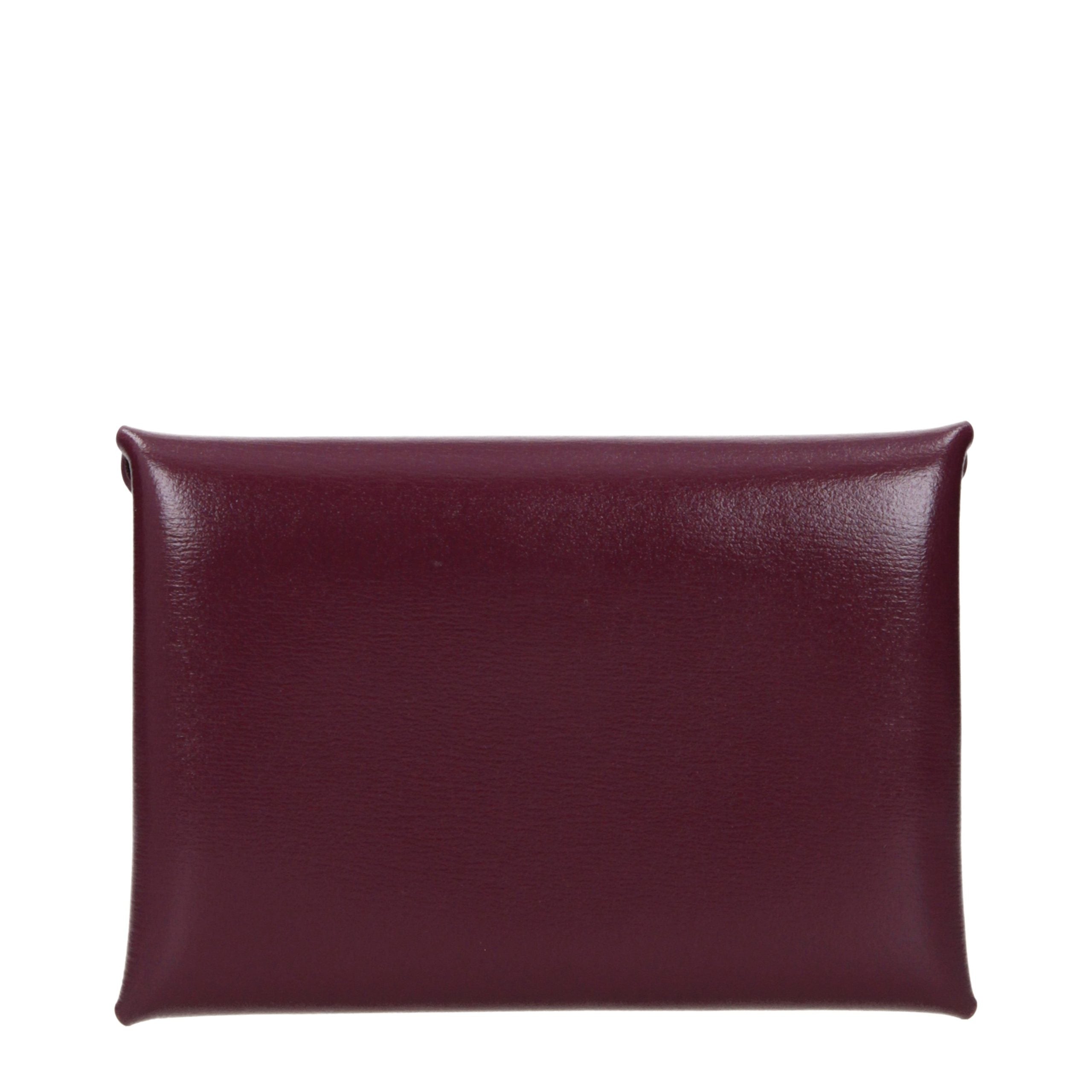 Jil Sander Rote Leder-Geldbörse