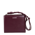 Jil Sander Rote Leder-Geldbörse