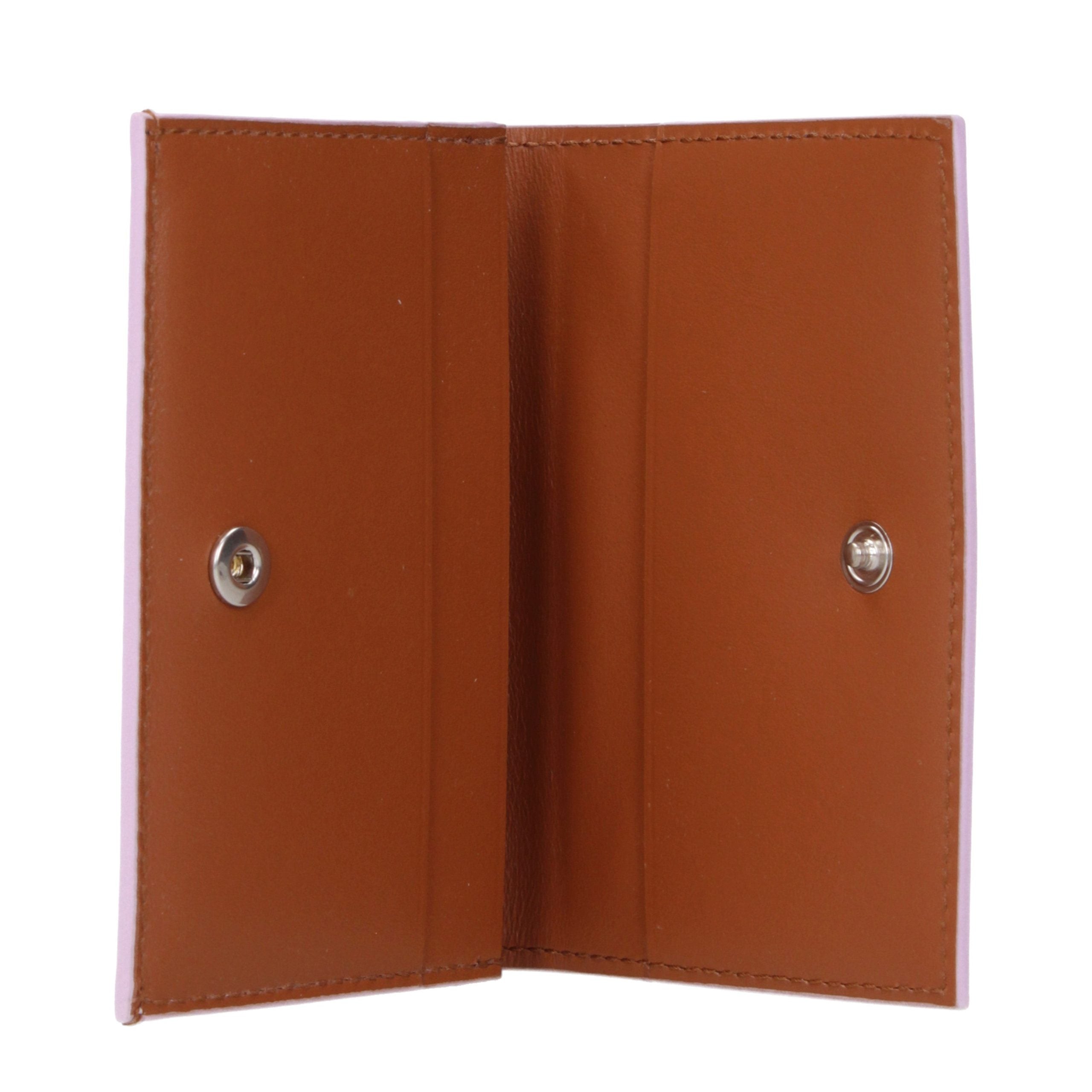 Jil Sander Pink Leather Cardholder