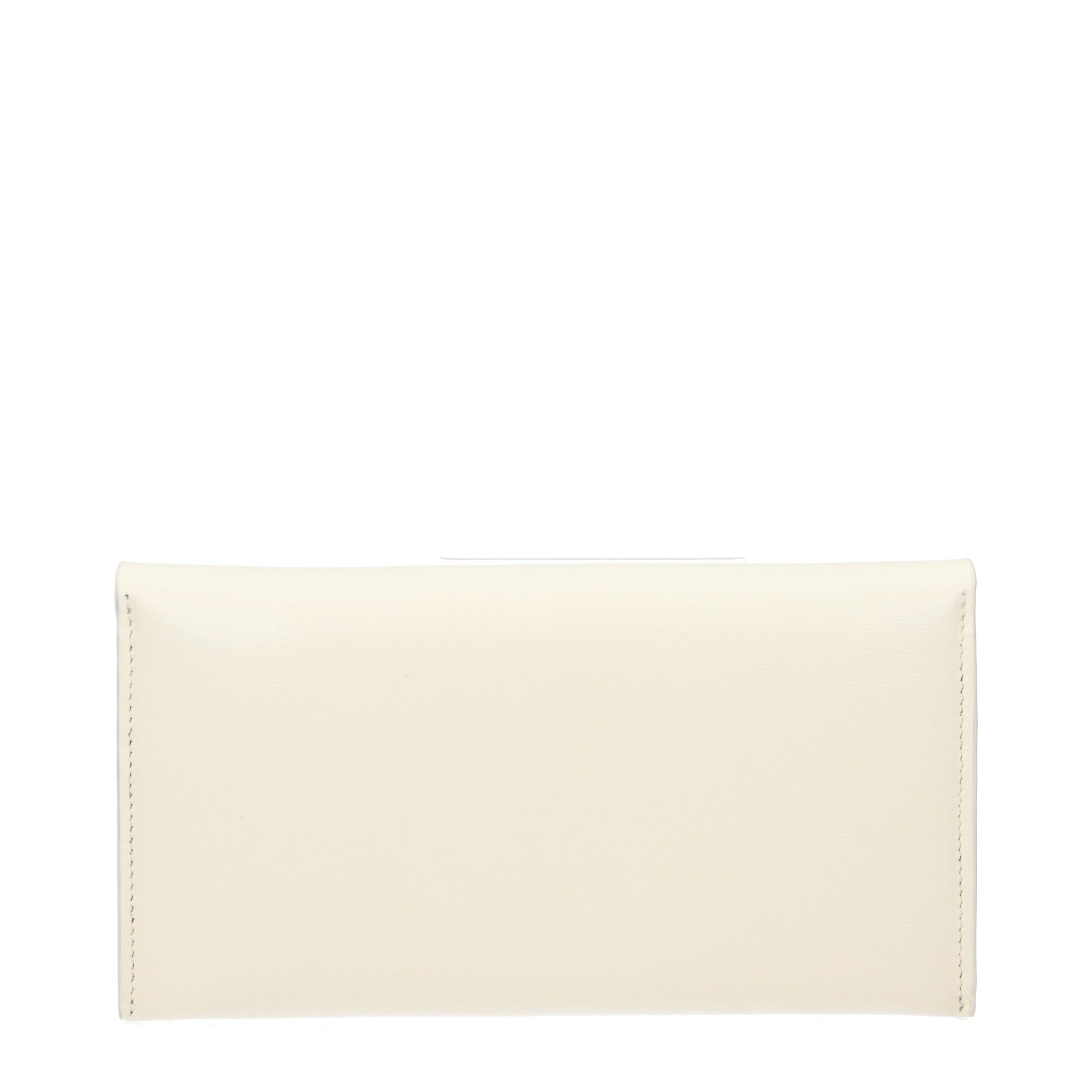 Jil Sander Beige Leder Portemonnaie