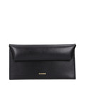 Jil Sander Schwarzes Leder Portemonnaie