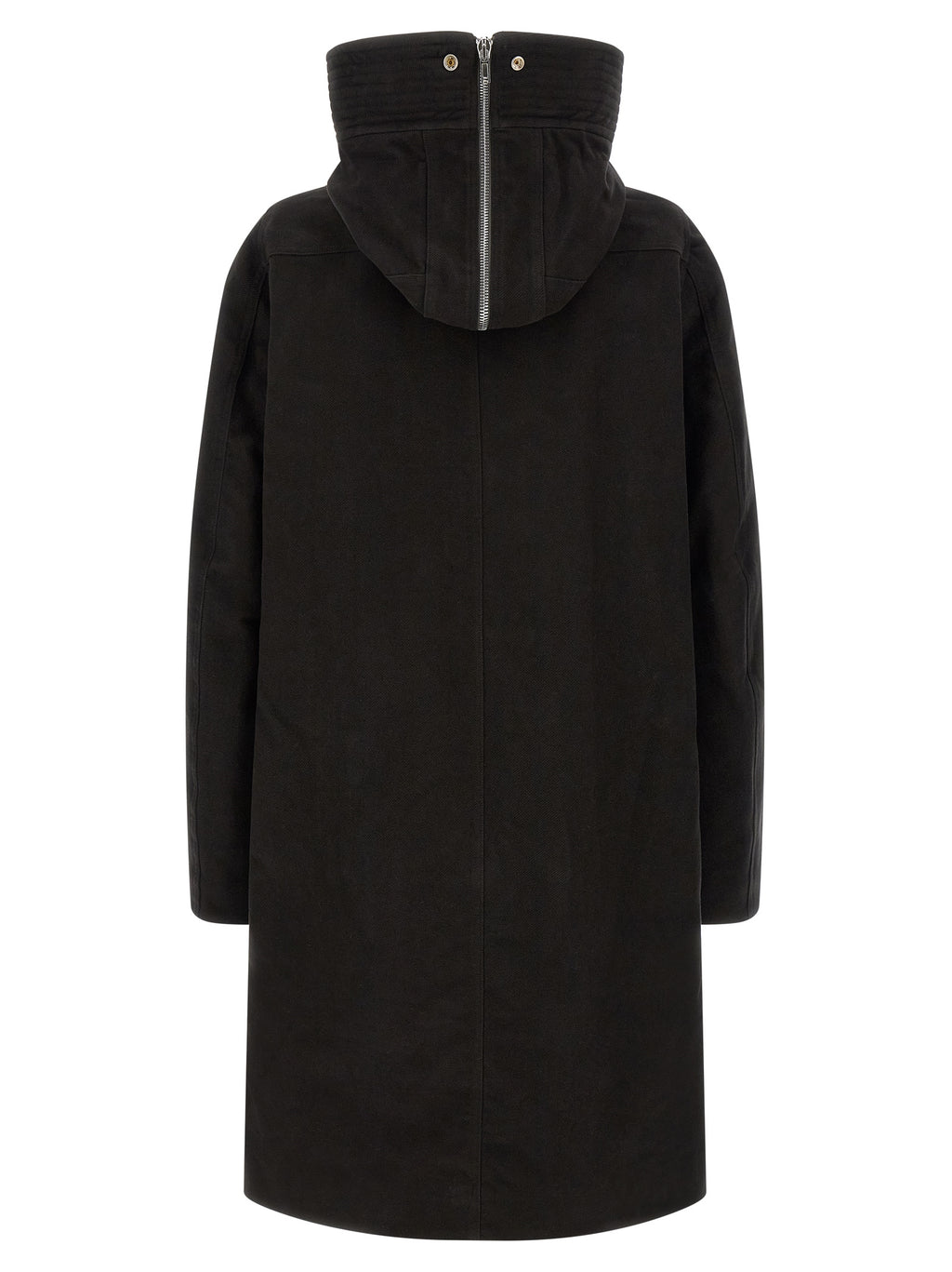 Rick Owens Schwarzer Parka aus Baumwolle