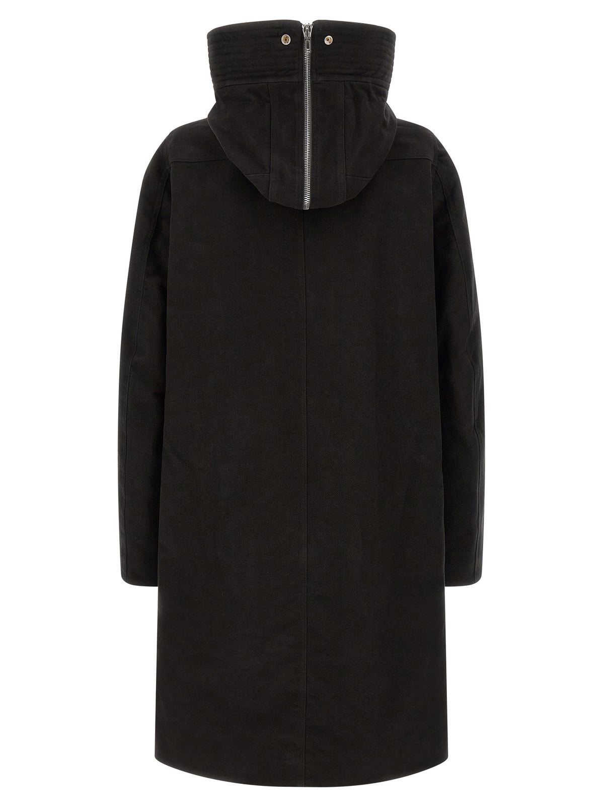 Rick Owens Schwarzer Parka aus Baumwolle