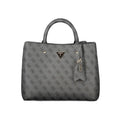 Guess Jeans Nero Poliuretano Donna Tasche