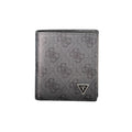 Guess Jeans Schwarzes Leder Portemonnaie
