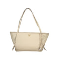 Guess Jeans Beige Polyurethane Damen Handtasche